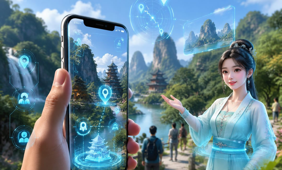 景区 WebAR 数字人互动导览系统（AR 增强现实文旅系统